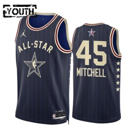 NBA Børn Trøje All-Star 2024 Eastern Conference Donovan Mitchell Navy Swingman